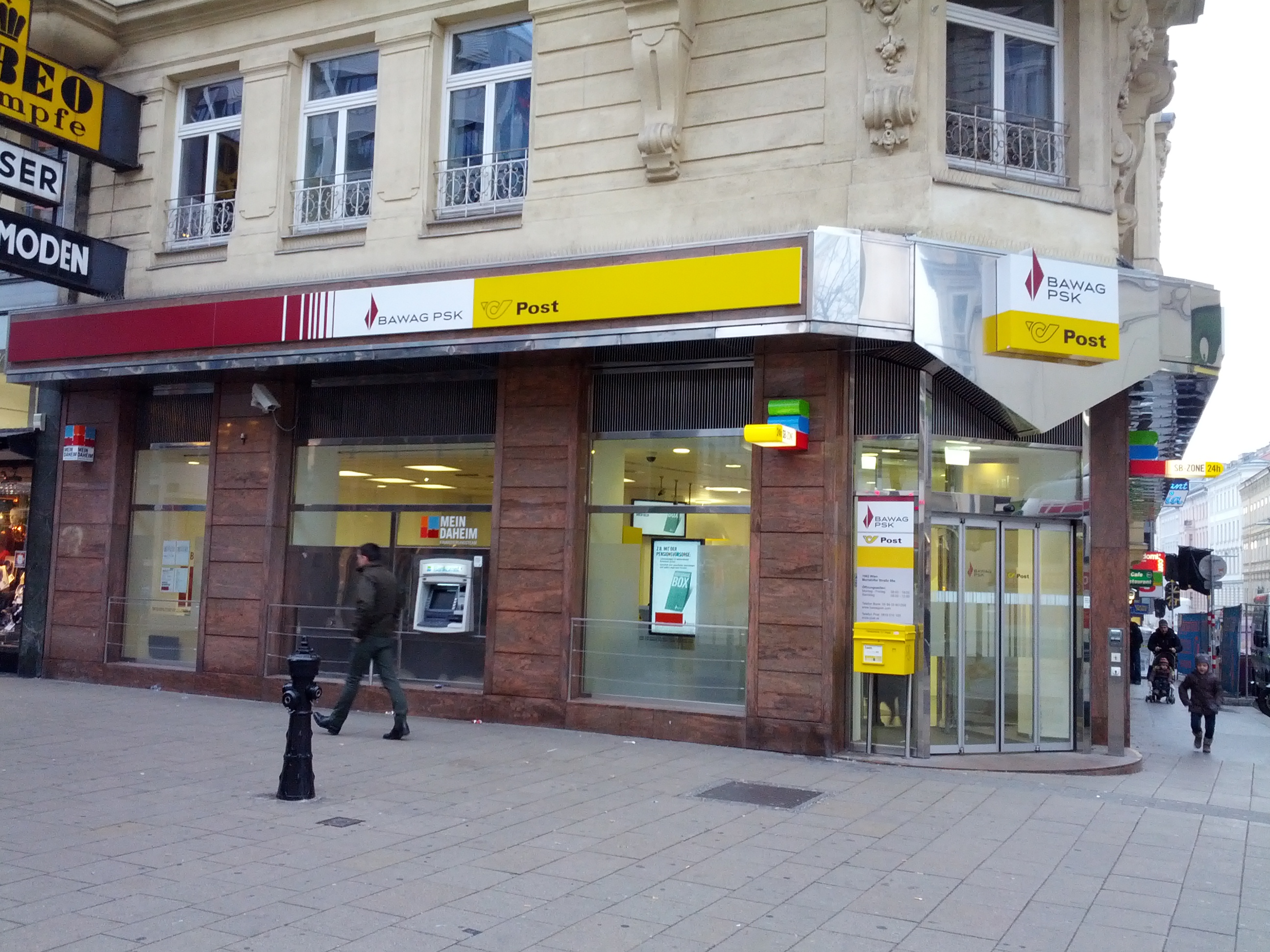 BAWAG P. S. K. Bank für Arbeit und Wirtschaft und Österreichische Postsparkasse AG Zws. Mariahilfer Straße