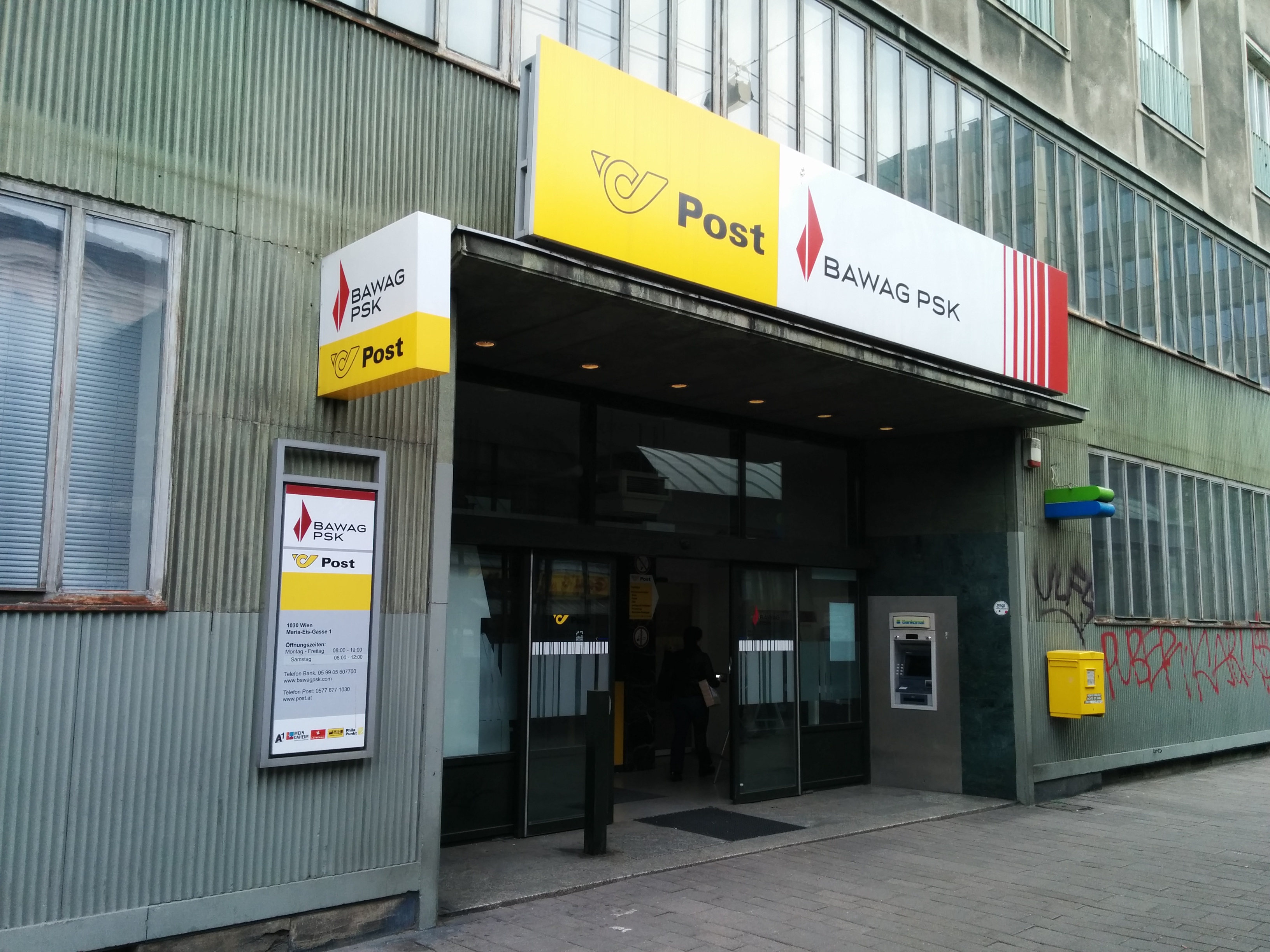BAWAG P. S. K. Bank für Arbeit und Wirtschaft und Österreichische Postsparkasse AG Zws. Landstraße