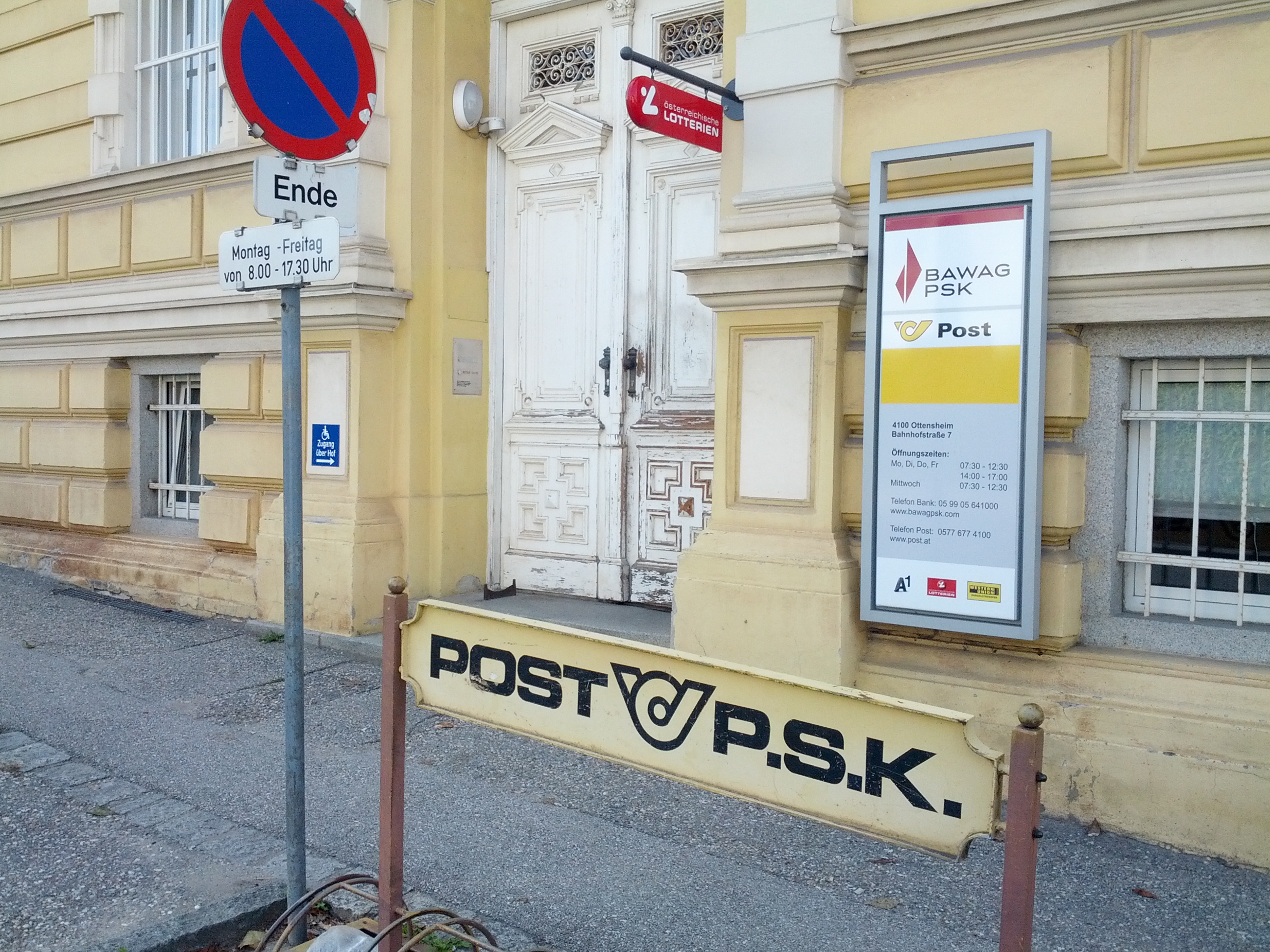 BAWAG P.S.K. Bank für Arbeit und Wirtschaft und Österreichische Postsparkasse AG Filiale Ottensheim (Postservice)